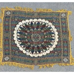 Antique Moorish Silk Textile /Tapestry/ Multipurpose Material From Granada Spain